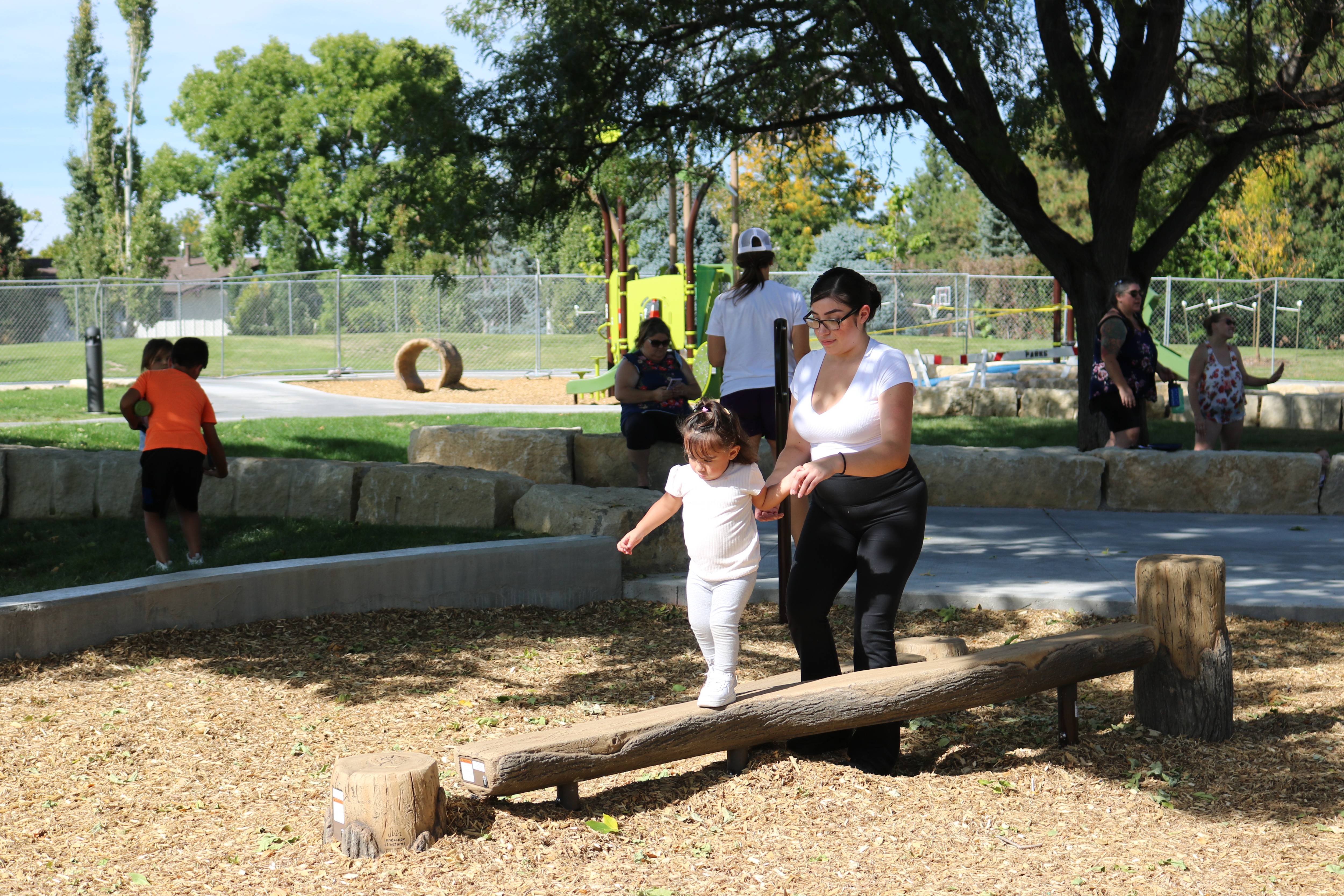 Centennial Park balance beam