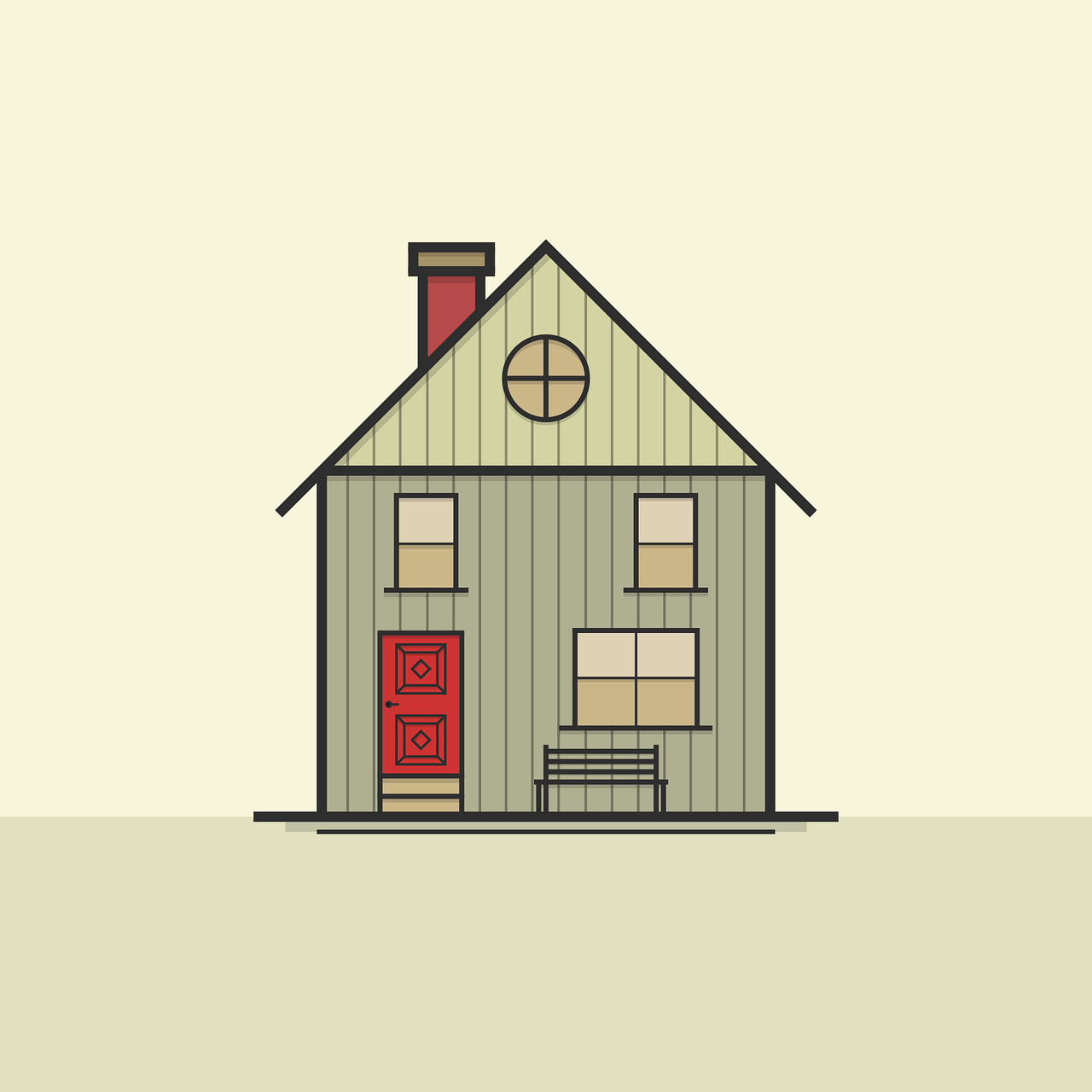 Drawing of a house