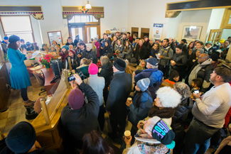 Participants-gather-for-unity-building-prior-to-the-2018-MLK-March,-photo-courtesy-of-UNC