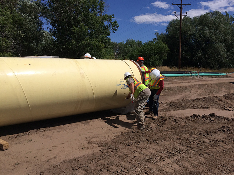 Greeley's Bellvue Pipeline construction