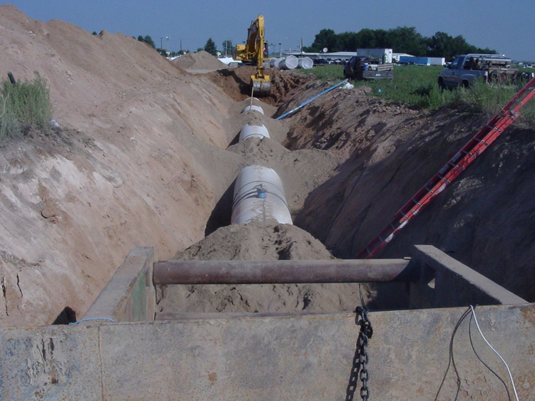 Greeley's Bellvue Pipeline construction